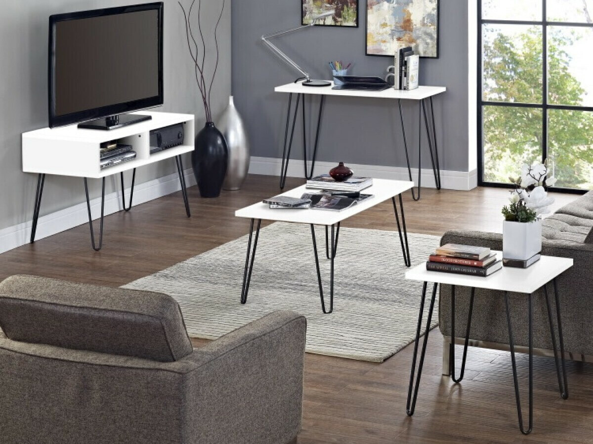 TV galds Tulsa 119 (Balts)