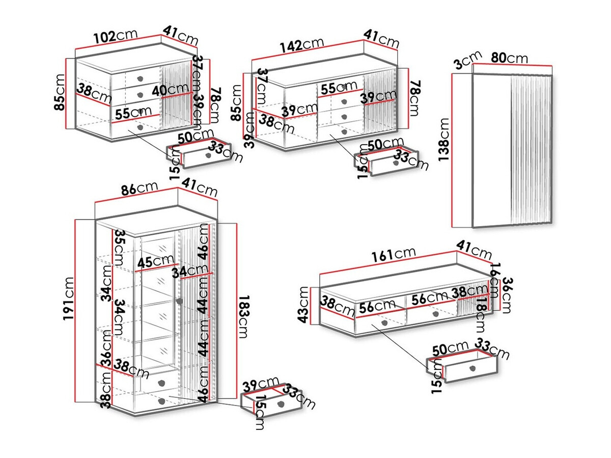 Viesistabas komplekts Venmava 110