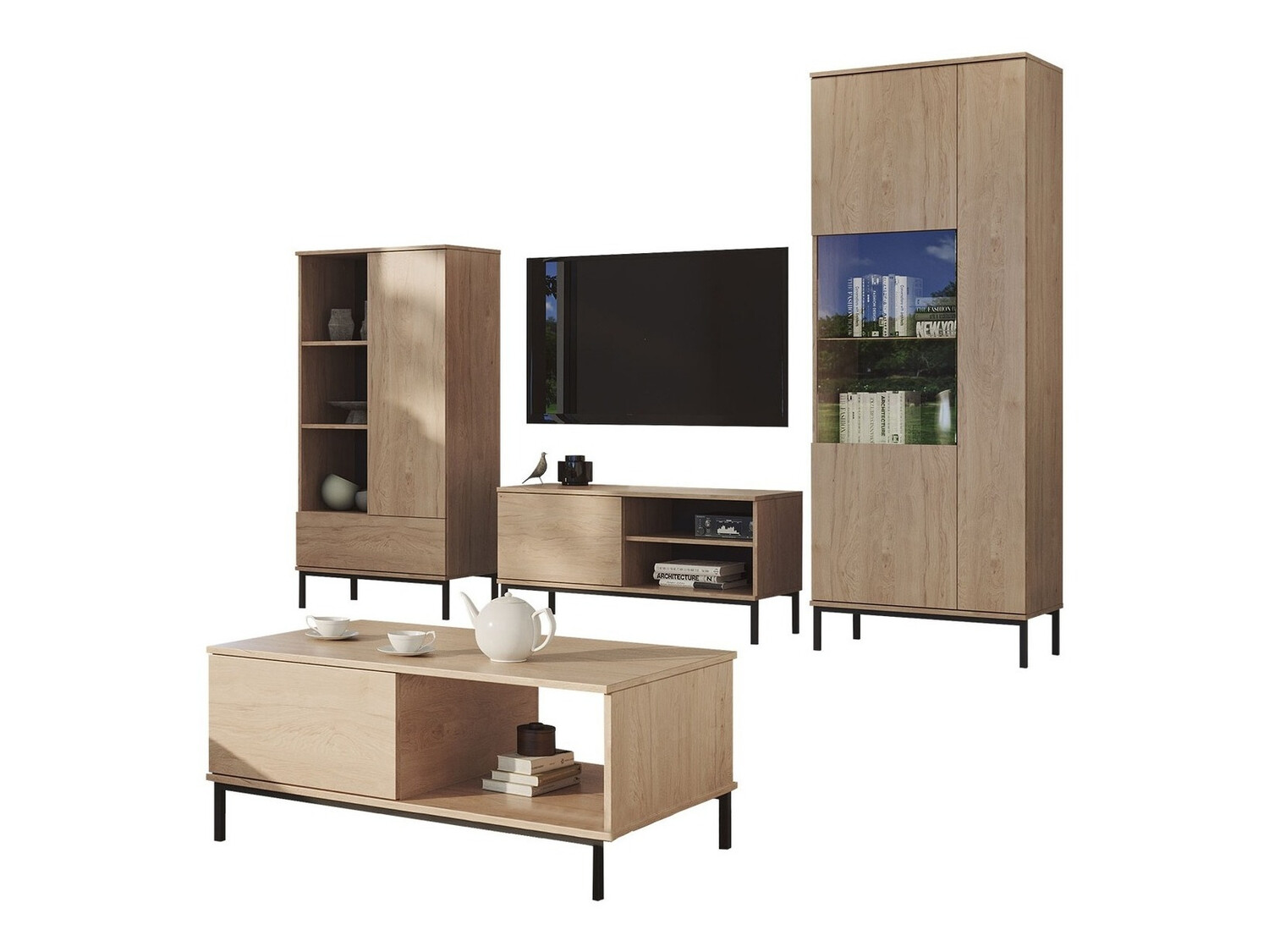 Набор для гостиной Lomsore 109 (Светлое дерево)