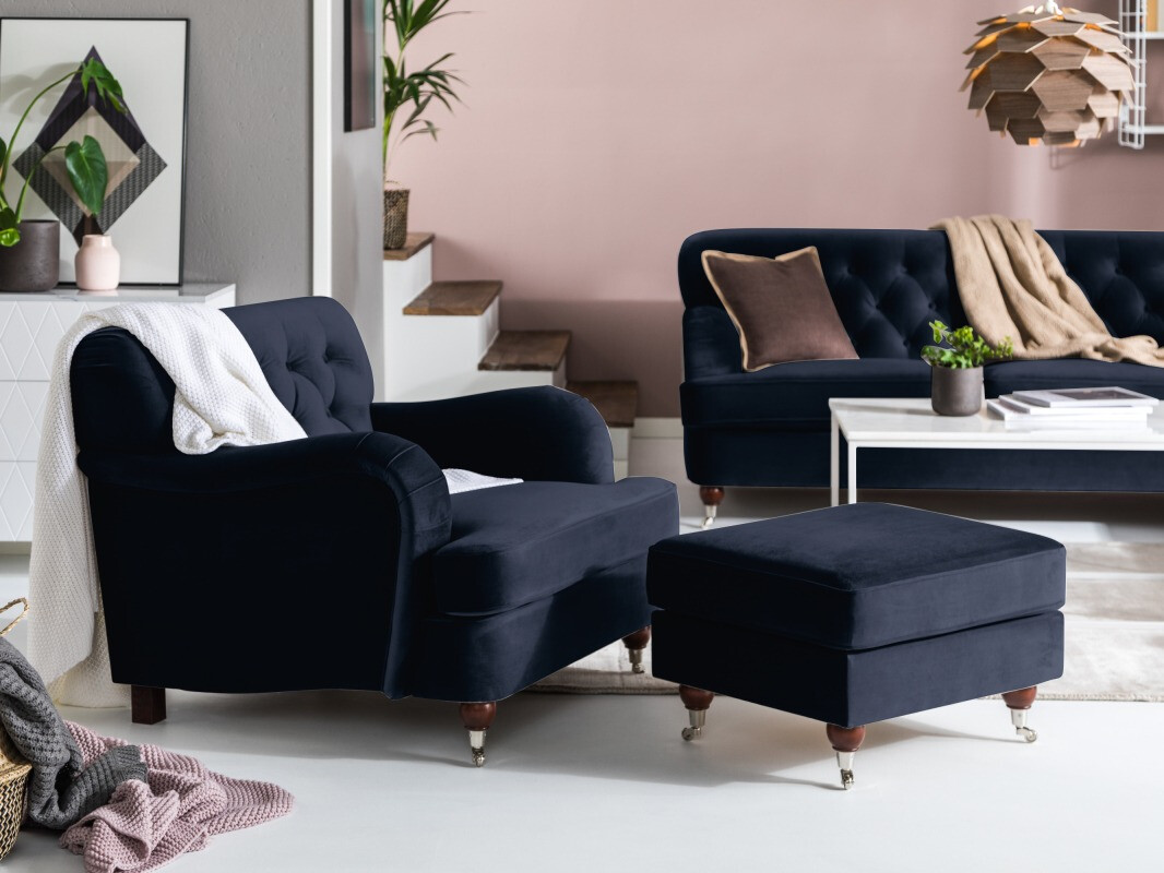Chesterfield krēsls Bloomington Venveni 108 (Riviera 79)