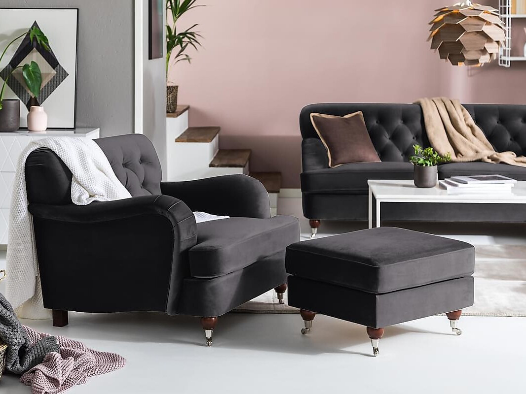 Chesterfield krēsls Bloomington Venveni 108 (Riviera 97)