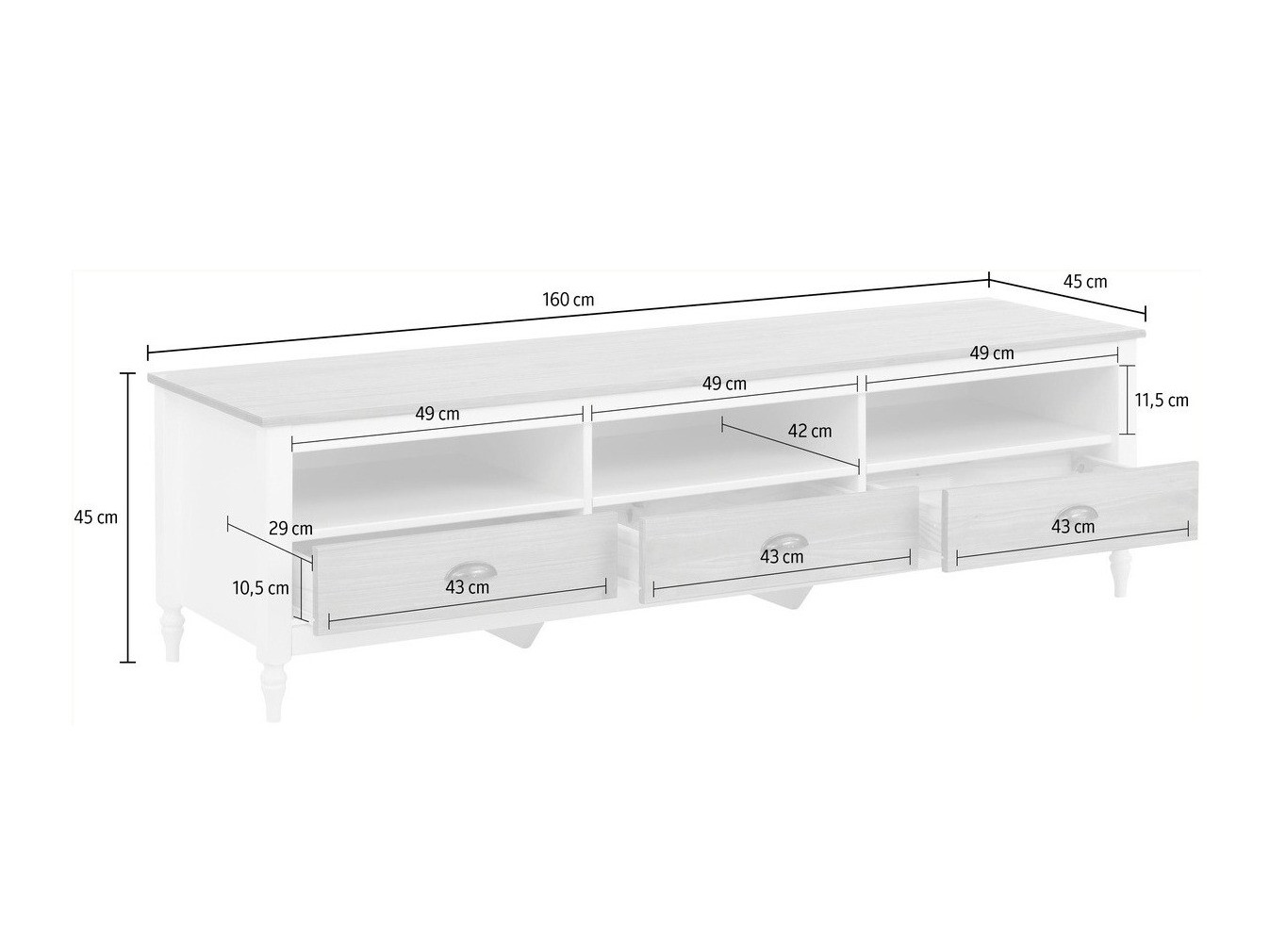 TV galds Domflou 101
