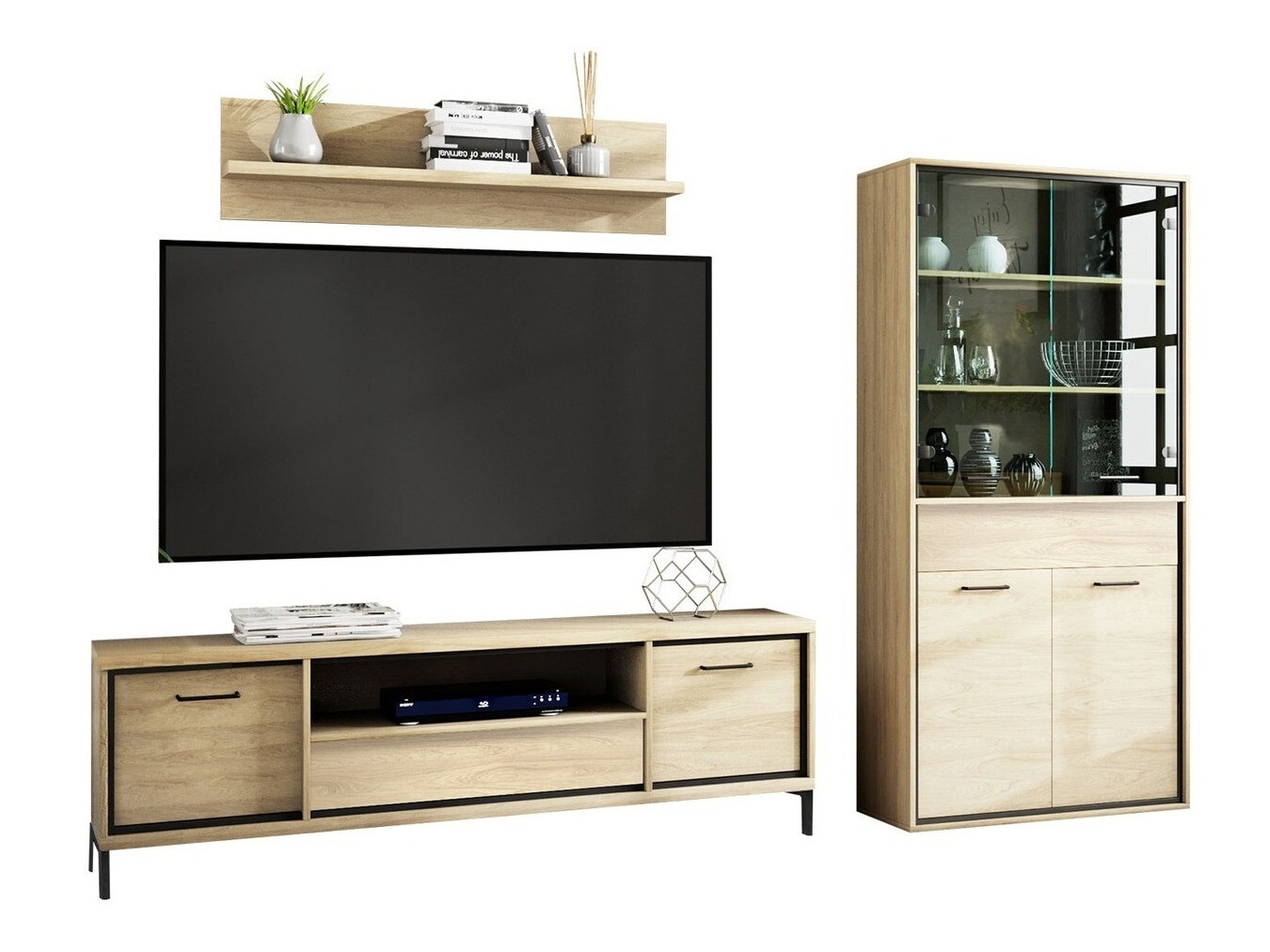 Viesistabas komplekts Etrmoni 119 (Gaišs koks)