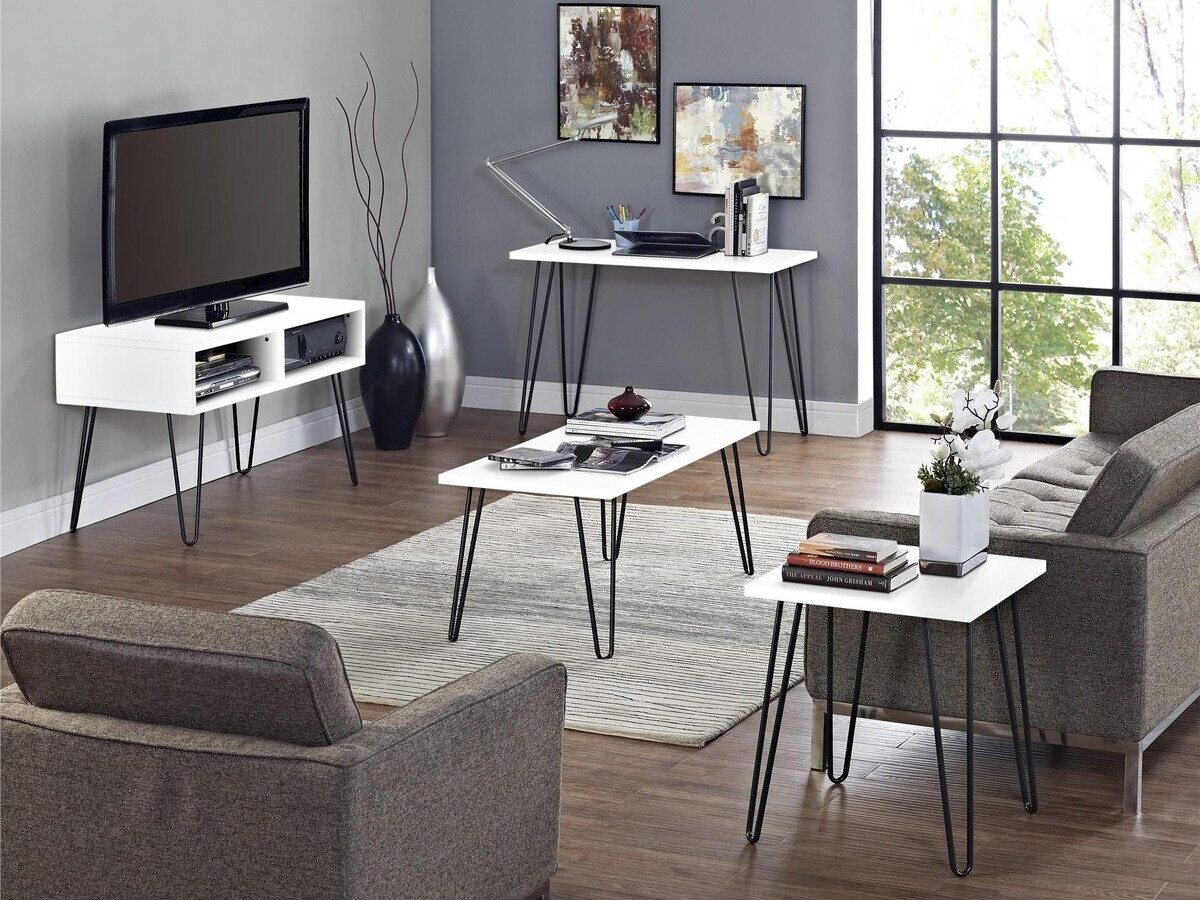 Kafijas galdiņš Nutive 103 (Balts)