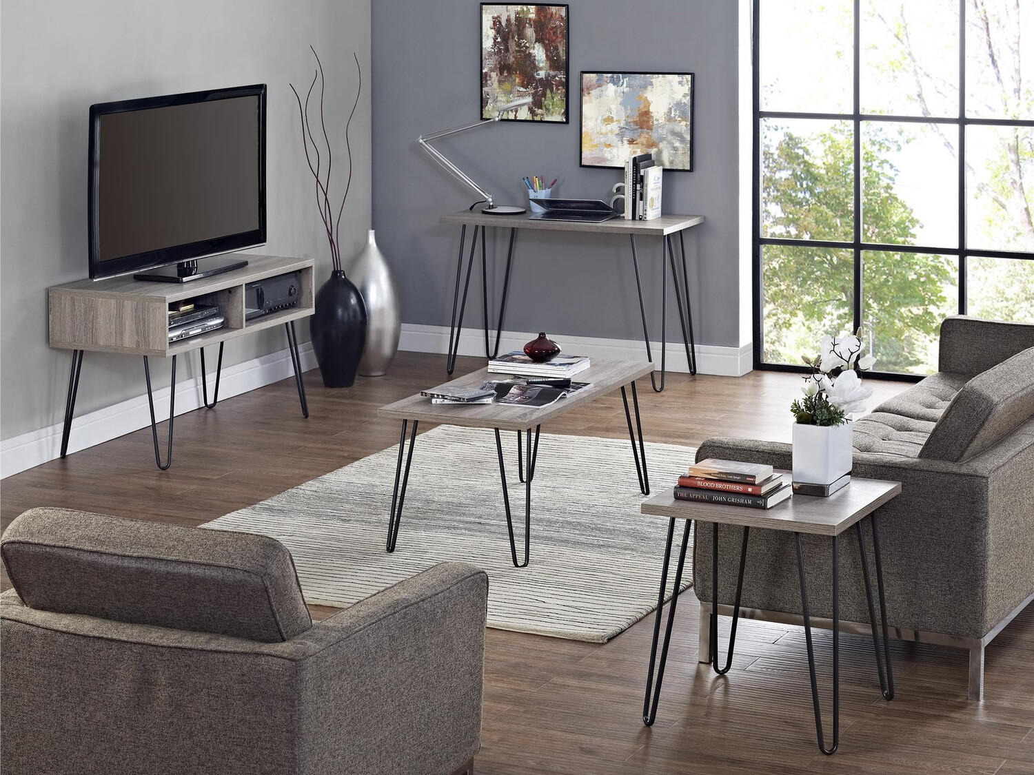 Kafijas galdiņš Nutive 103 (Gaišs ozols)