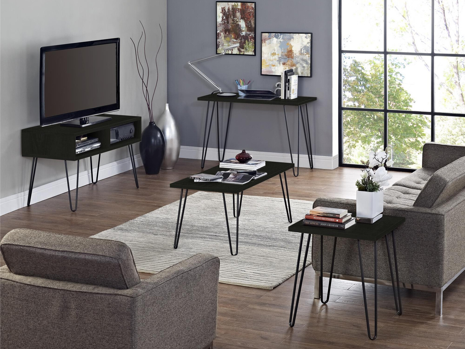 Кофейный столик Nutive 103 (Черный дуб)