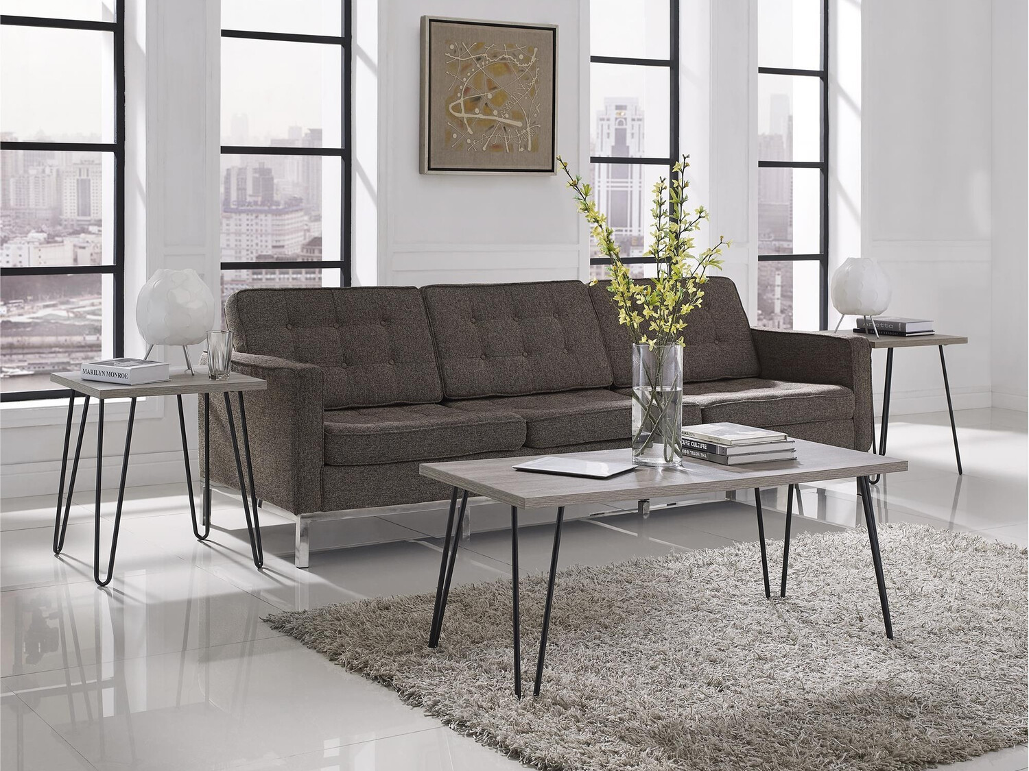 Кофейный столик Nutive 103 (Светлый дуб)