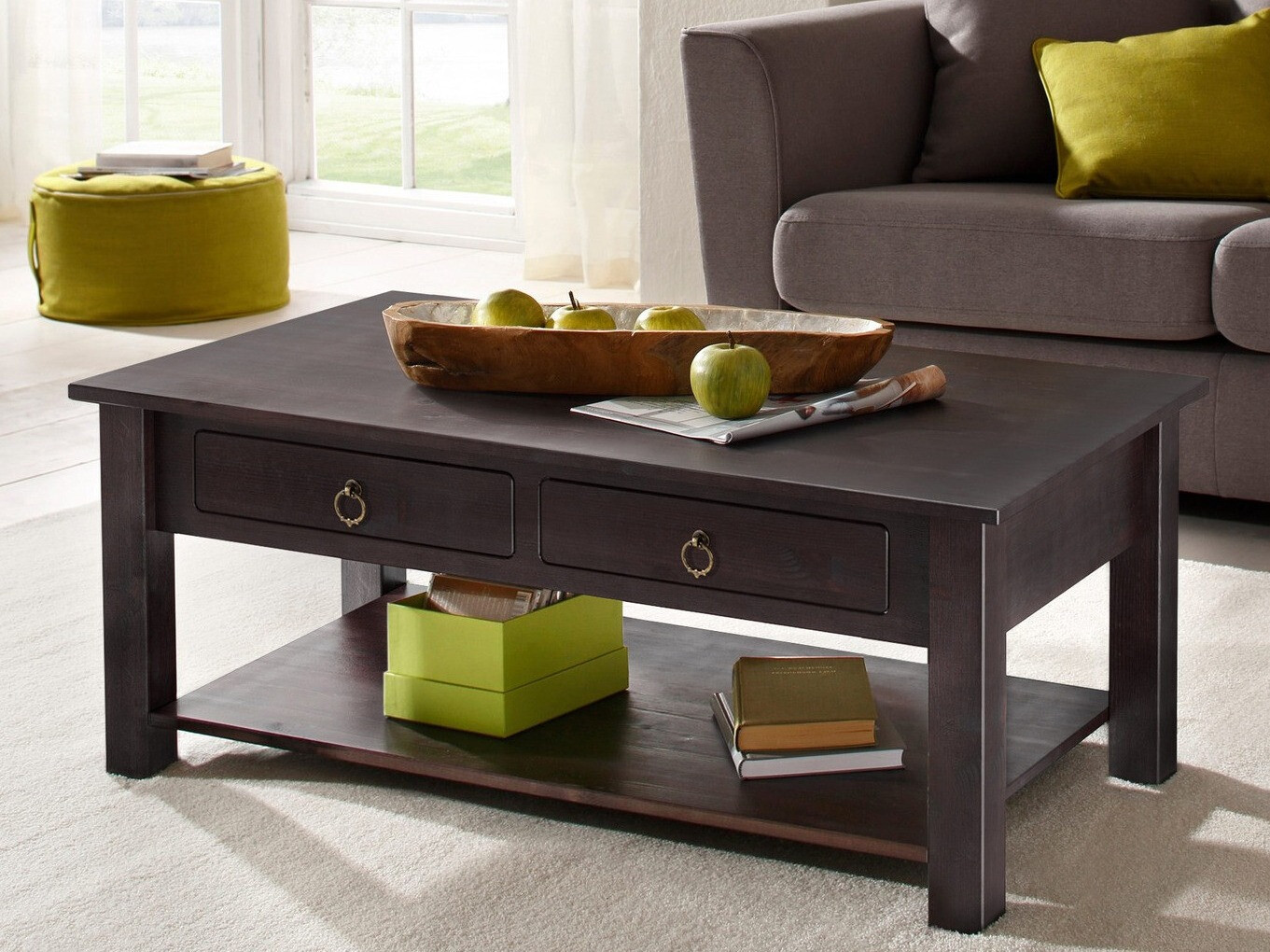 Журнальный столик Denton 120 (Темно-коричневый)