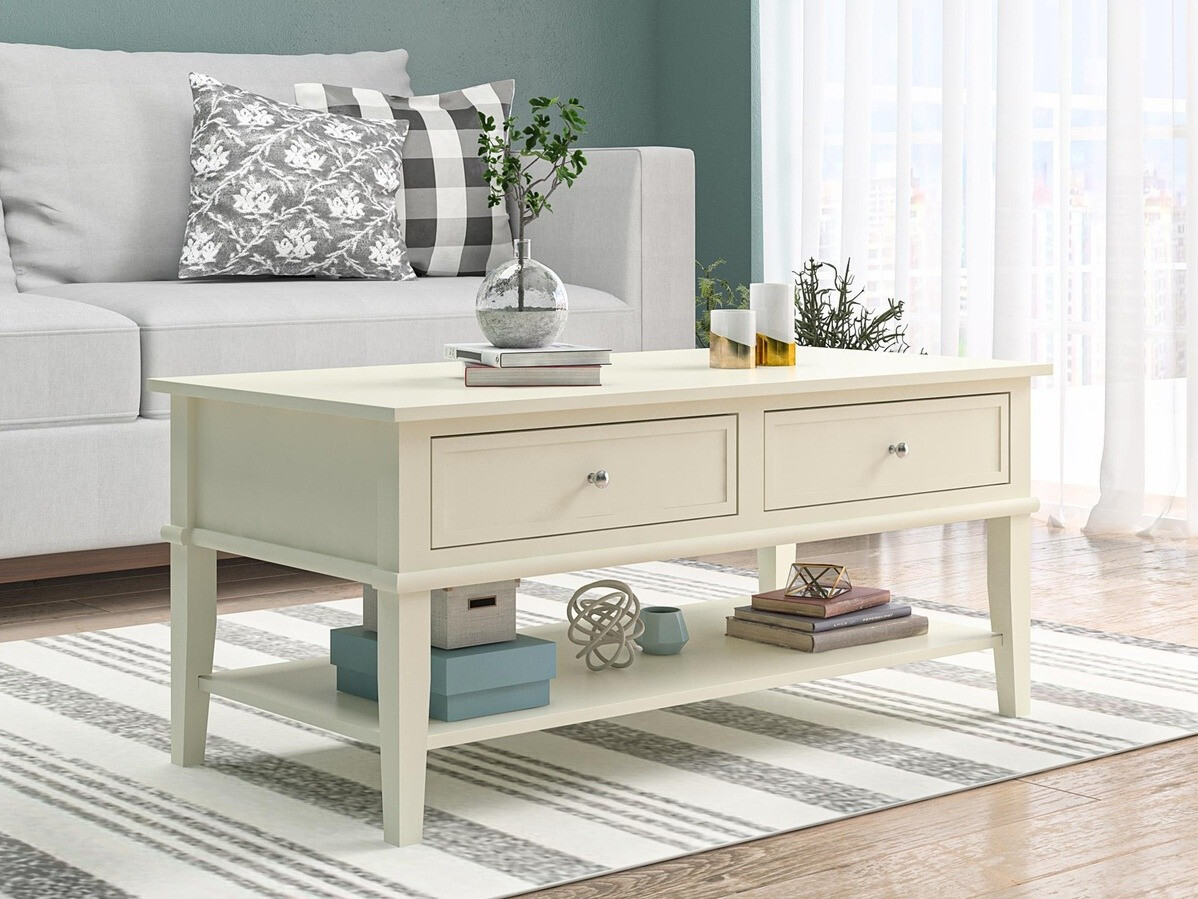 Žurnālu galdiņš Sonfivo 102 (Balts)