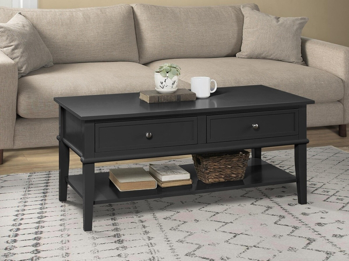 Žurnālu galdiņš Sonfivo 102 (Melns)