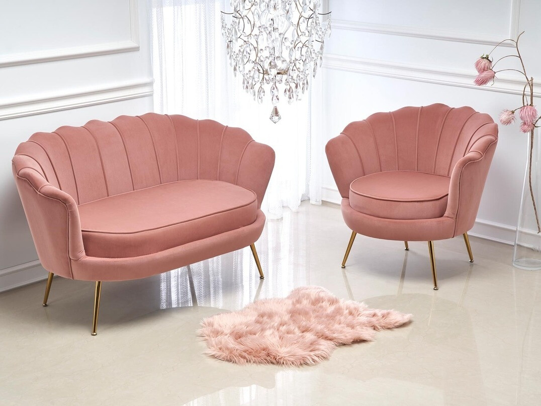 Dīvāns Houston 827 (Tumši rozā)