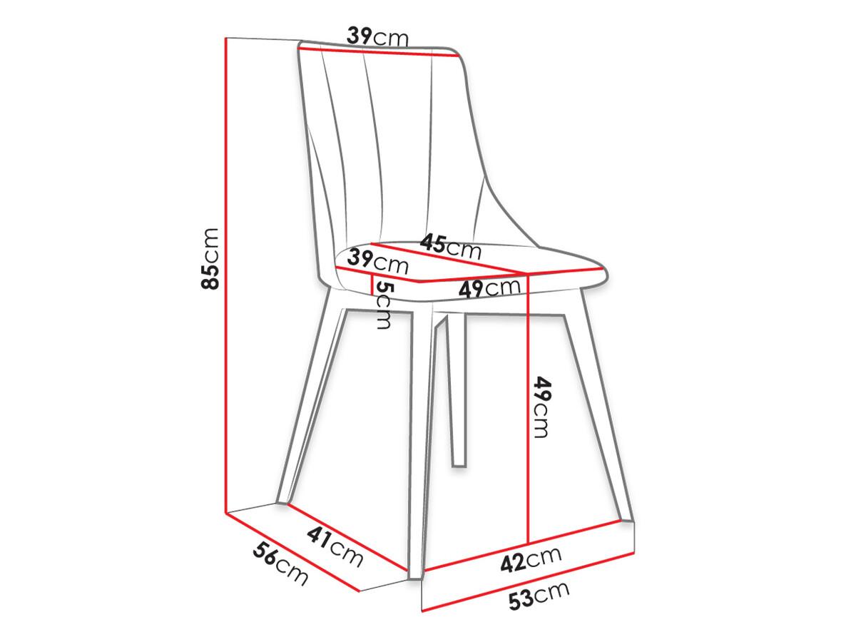Krēsls Racine 114 (Brūns + Magic Velvet 2219)