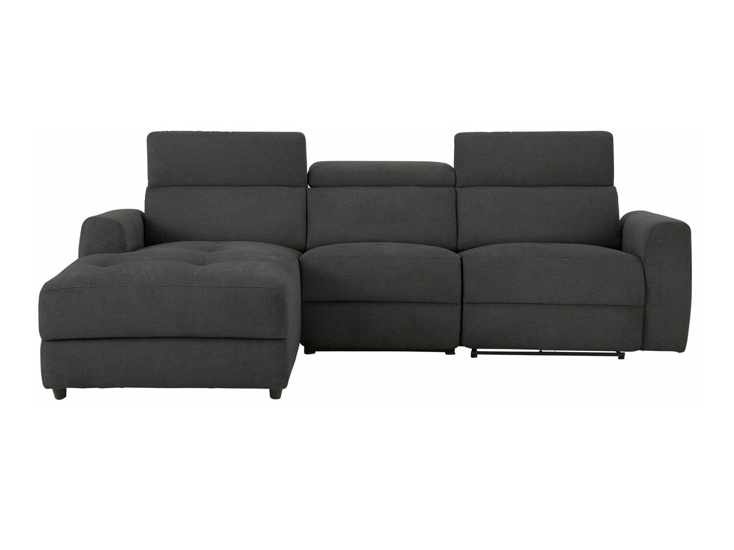 Stūra dīvāns reglaineris Denton 1490 (Antracīts)