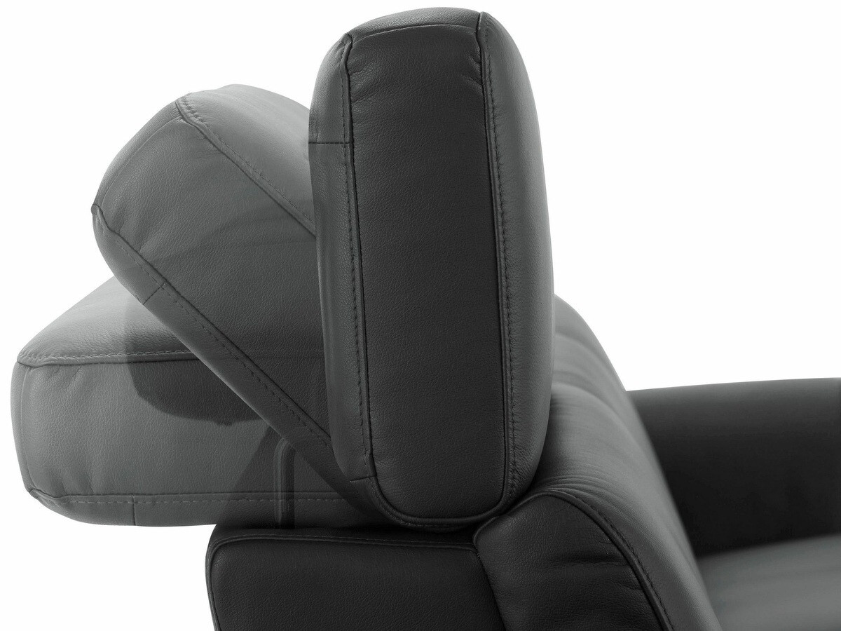 Stūra dīvāns reglaineris Denton 503 (Tumši pelēks)