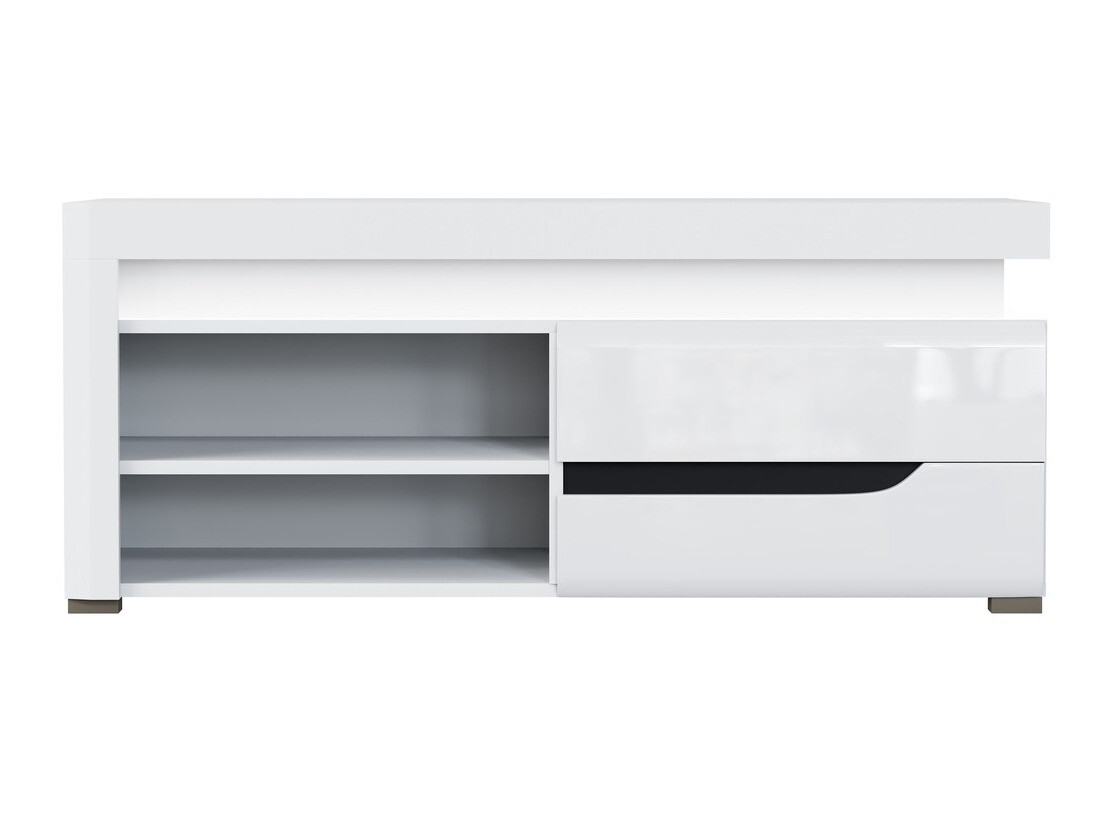 TV galds Revelmi 100 (Glancēts balts + Balts)