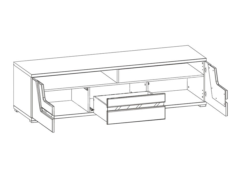 ТВ тумба Soretru 100 (Орех)