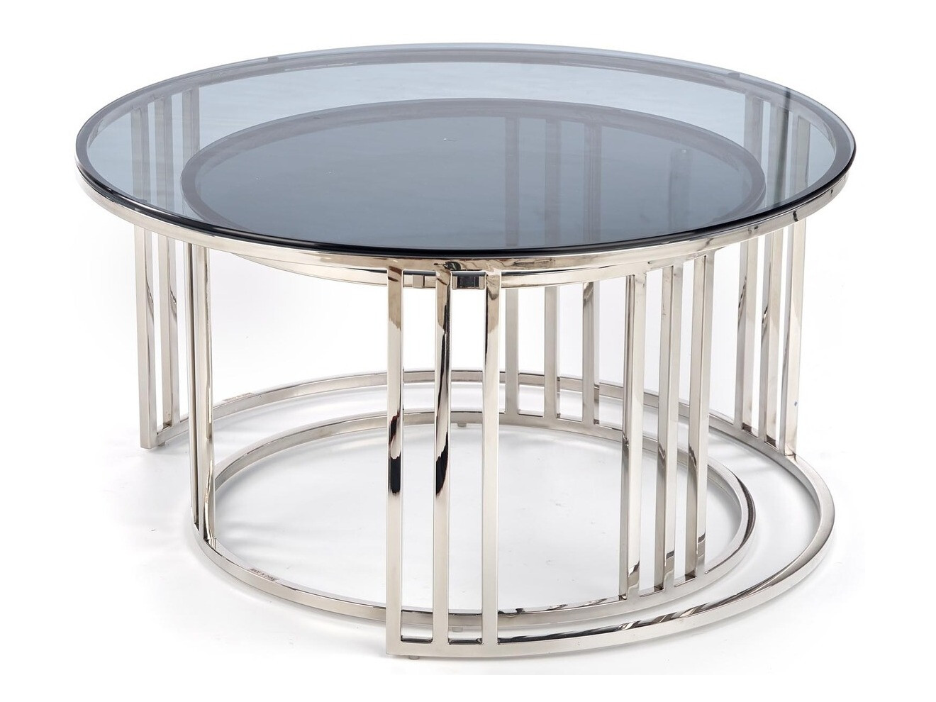 Комплект журнальных столиков Houston 1503 (Серебряный)