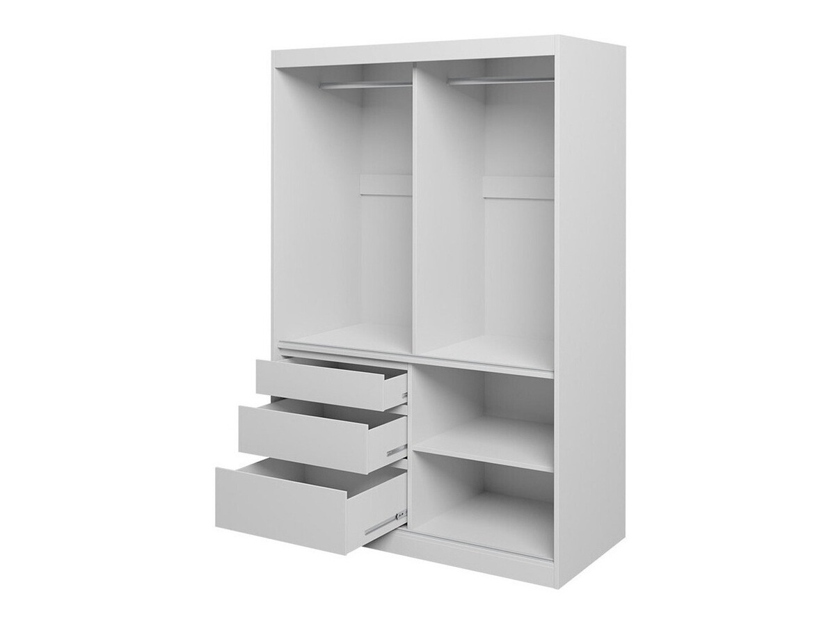 Шкаф Toledo 115 (Дуб лефкас + Матовый черный)