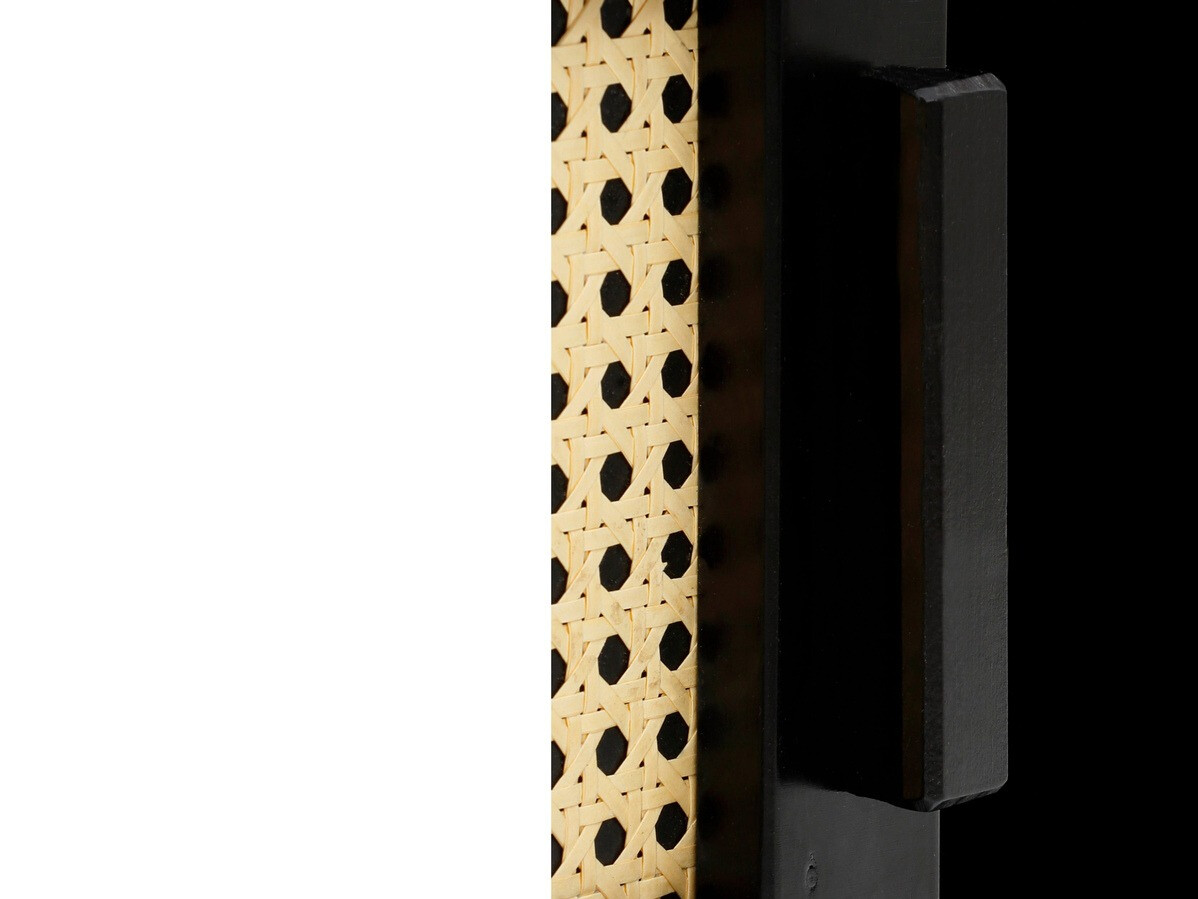 Шкафчик Nucalu 107 (Чёрный + Светло-коричневый)