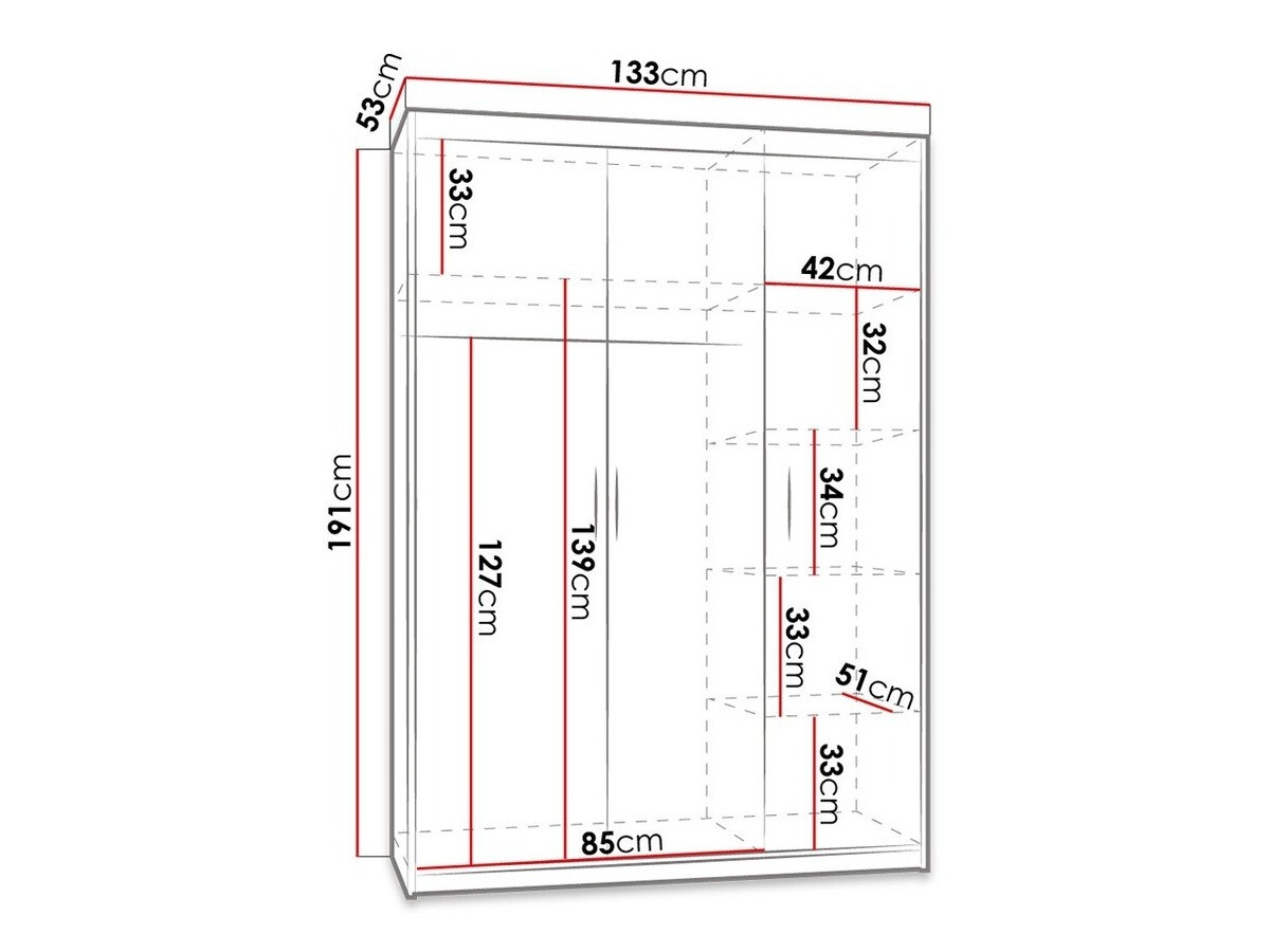 Skapis Novduni 101 (Sonomas ozols)