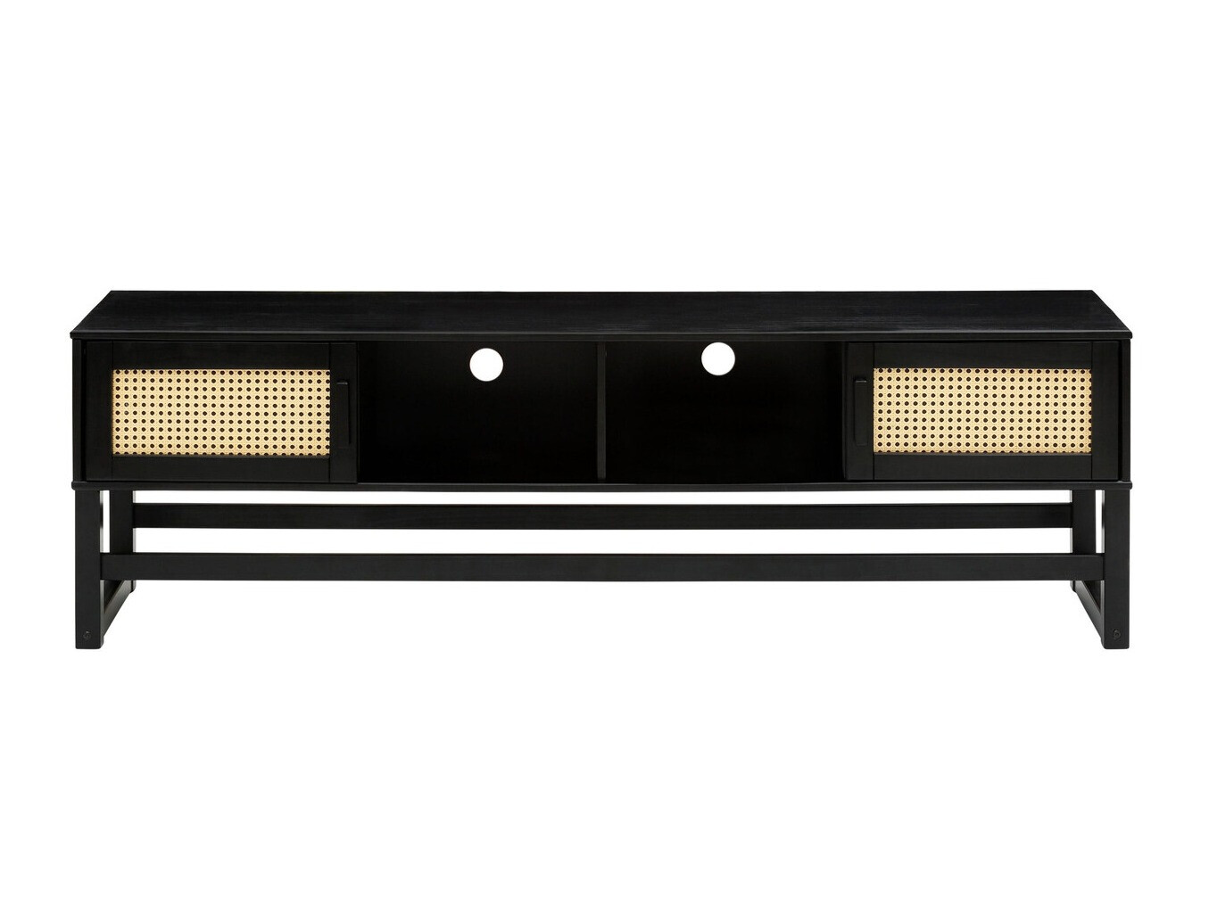 TV galds Nucalu 105 (Melns + Gaiši brūns)