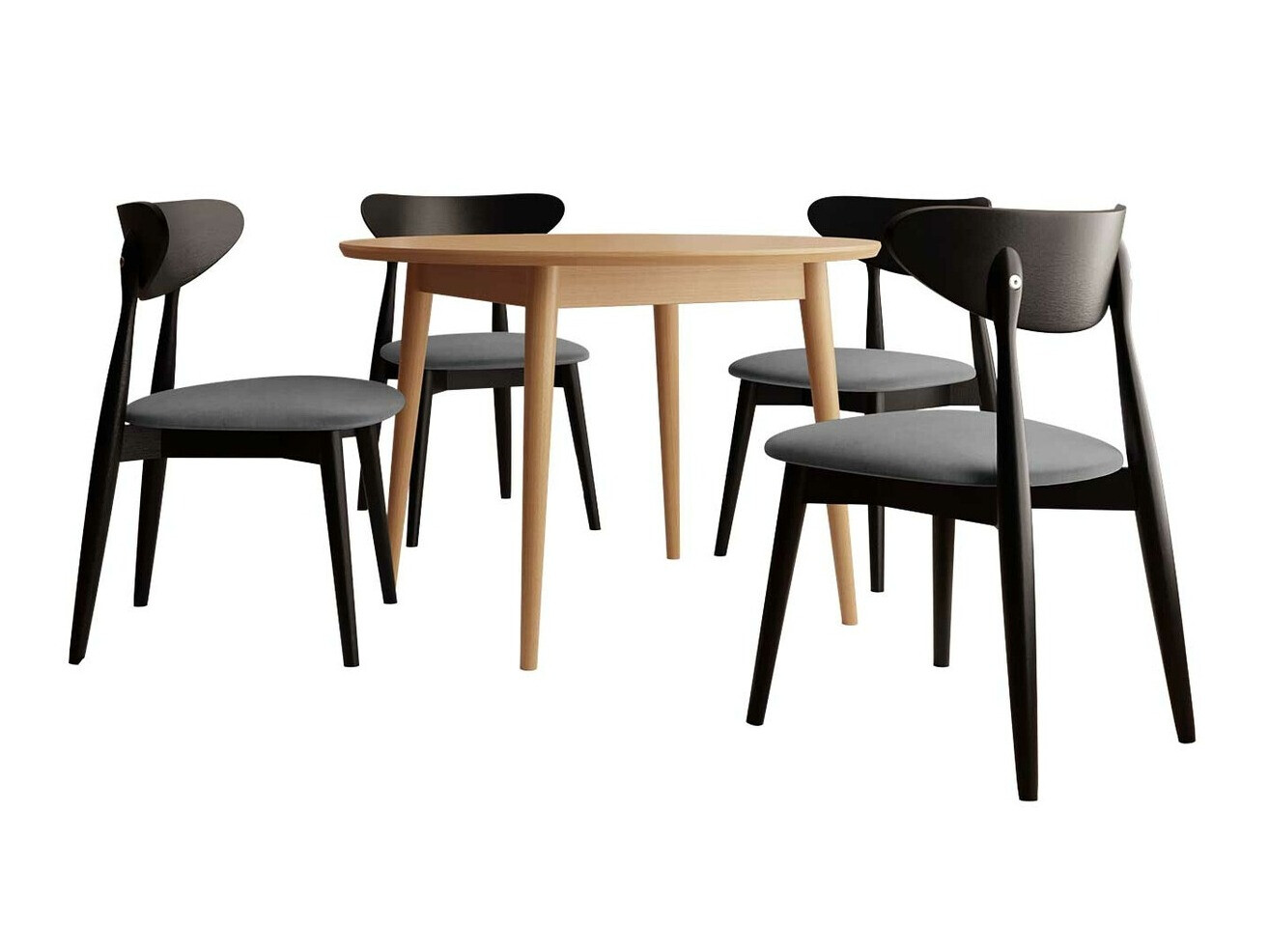 Ēdamistabas komplekts Racine 134 (Brūns)