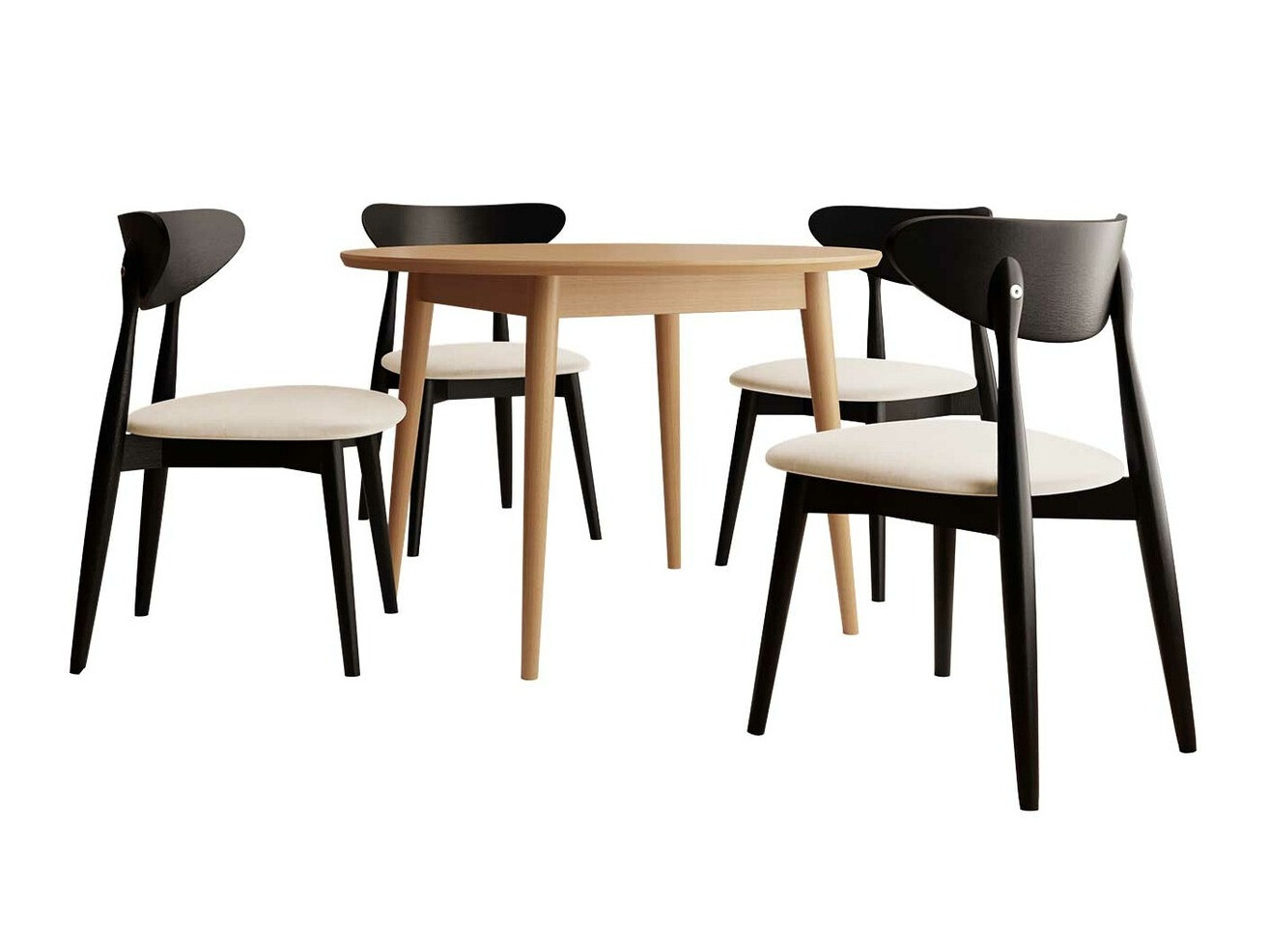 Ēdamistabas komplekts Racine 134 (Brūns)