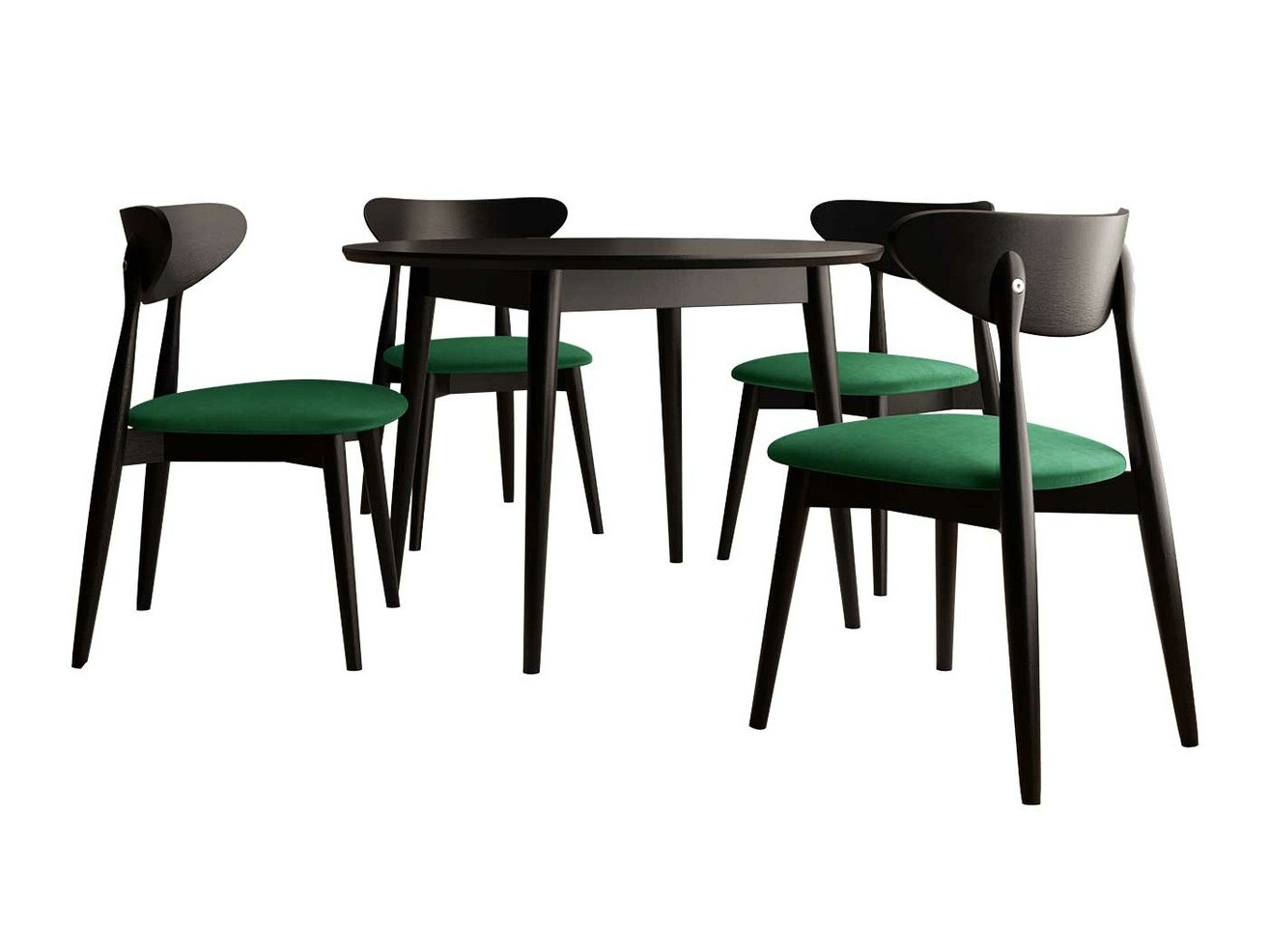 Обеденный гарнитур Racine 134 (Чёрный)