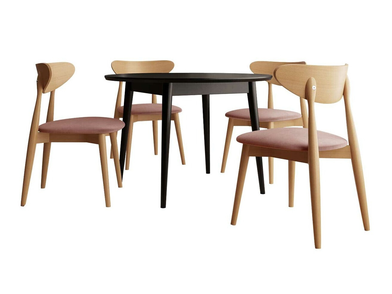 Обеденный гарнитур Racine 134 (Чёрный)