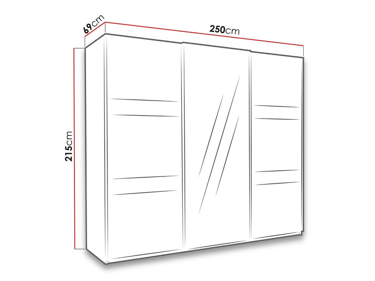 Шкаф Fivelbo 110 (Монастырский дуб + Глянцевый черный)