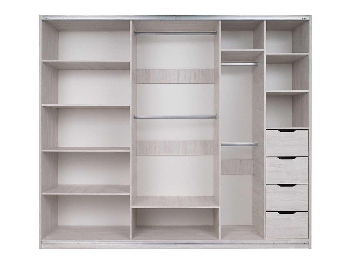 Skapis Fivelbo 110 (Monastery ozols + Glancēts melns)