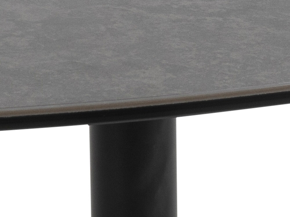 Журнальный столик Norsica 480 (Чёрный + Тёмно-серый)