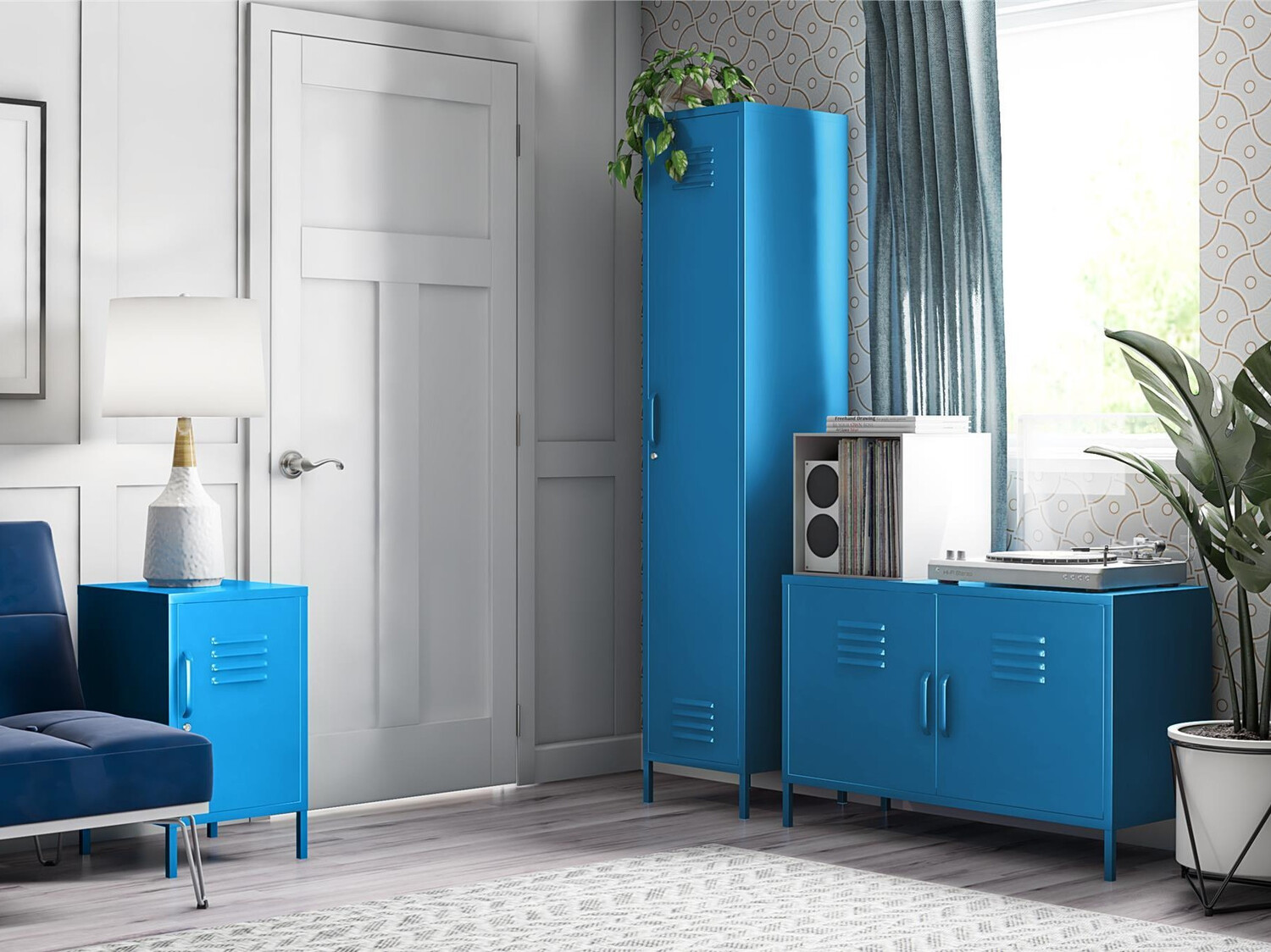 Шкафчик Novogratz Sersoni 100 (Синий)