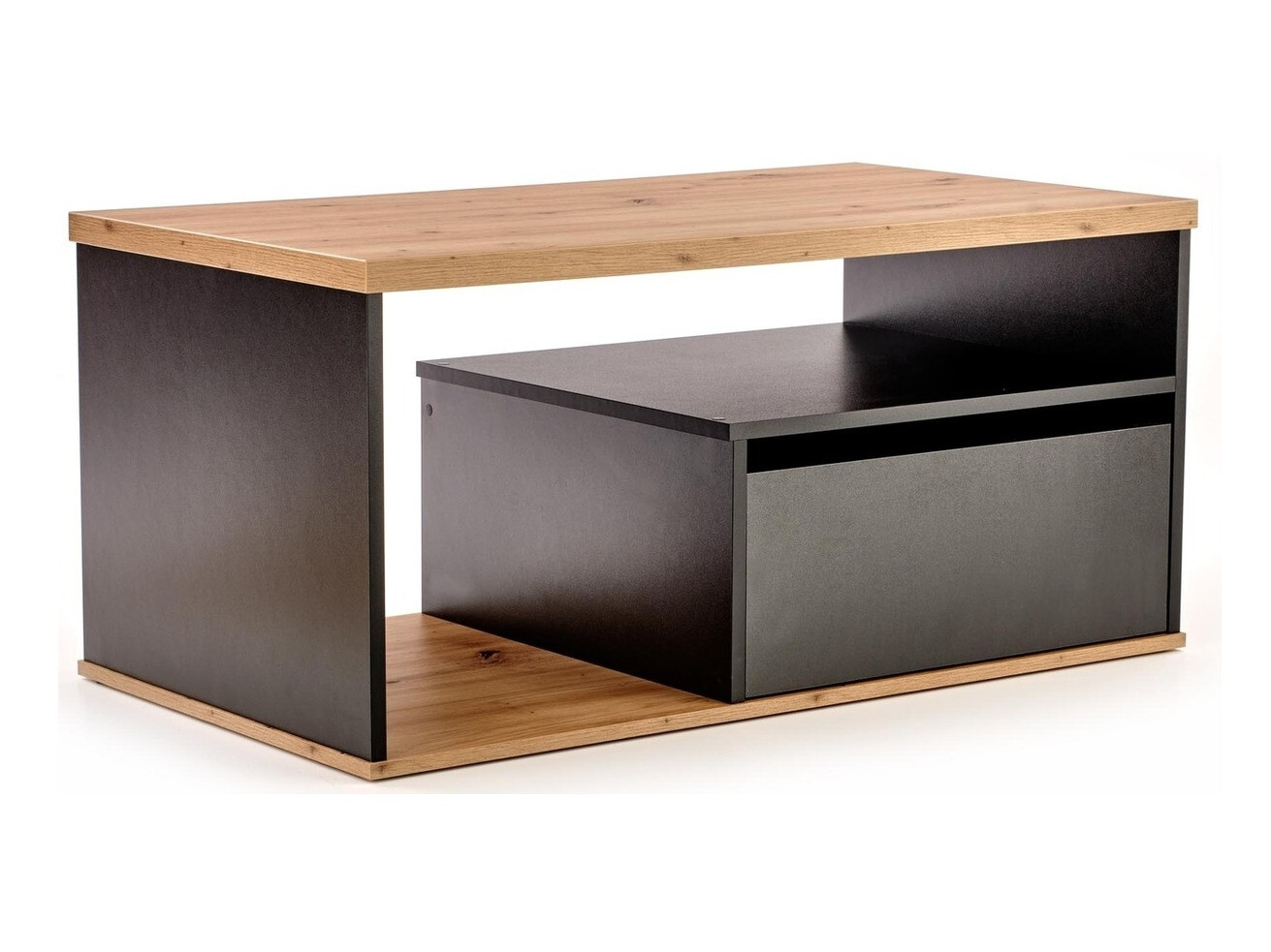 Журнальный столик Houston 954 (Дуб вотан + Чёрный)