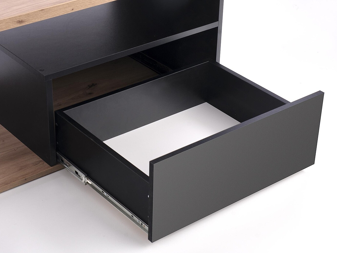 Журнальный столик Houston 954 (Дуб вотан + Чёрный)