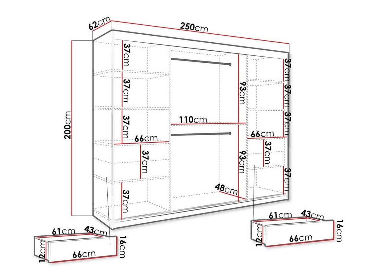 Шкаф Hartford 263 (Матовый белый + Белый мрамор)