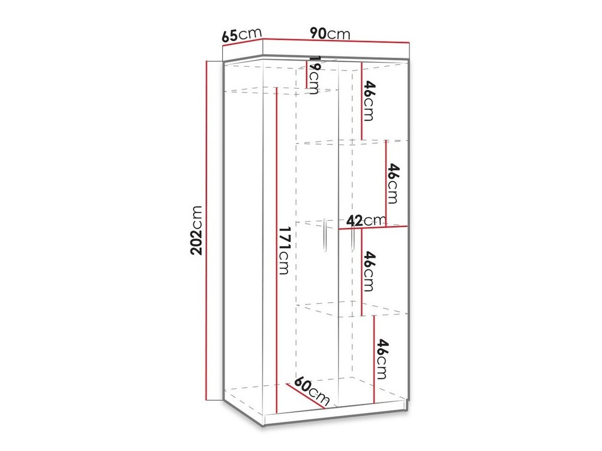 Шкаф Catromi 117 (Монастырский дуб)