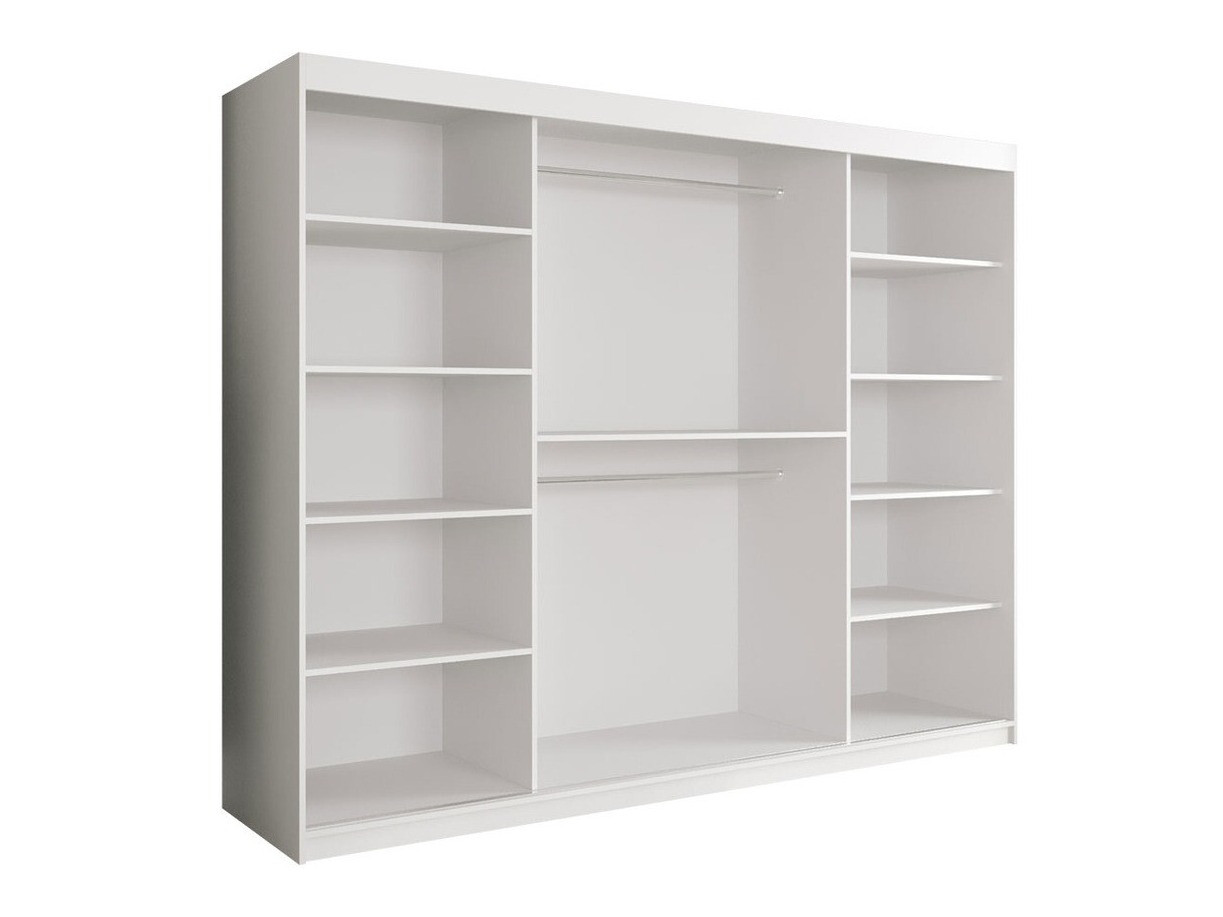 Шкаф Hartford 245 (Матовый черный + Черный мрамор)