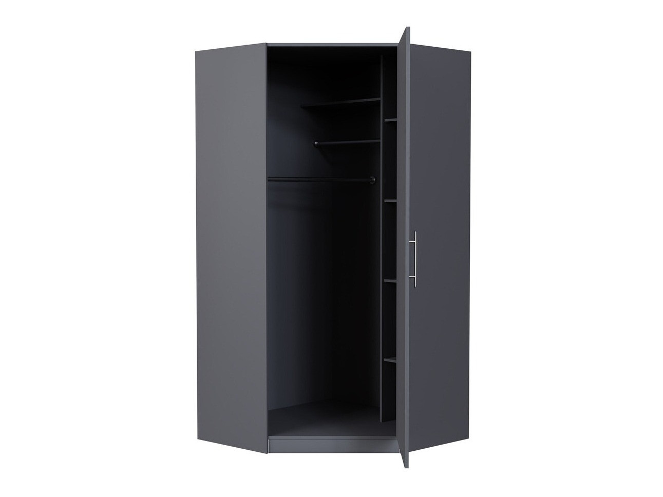 Угловой шкаф Cavmero 106 (Антрацит)