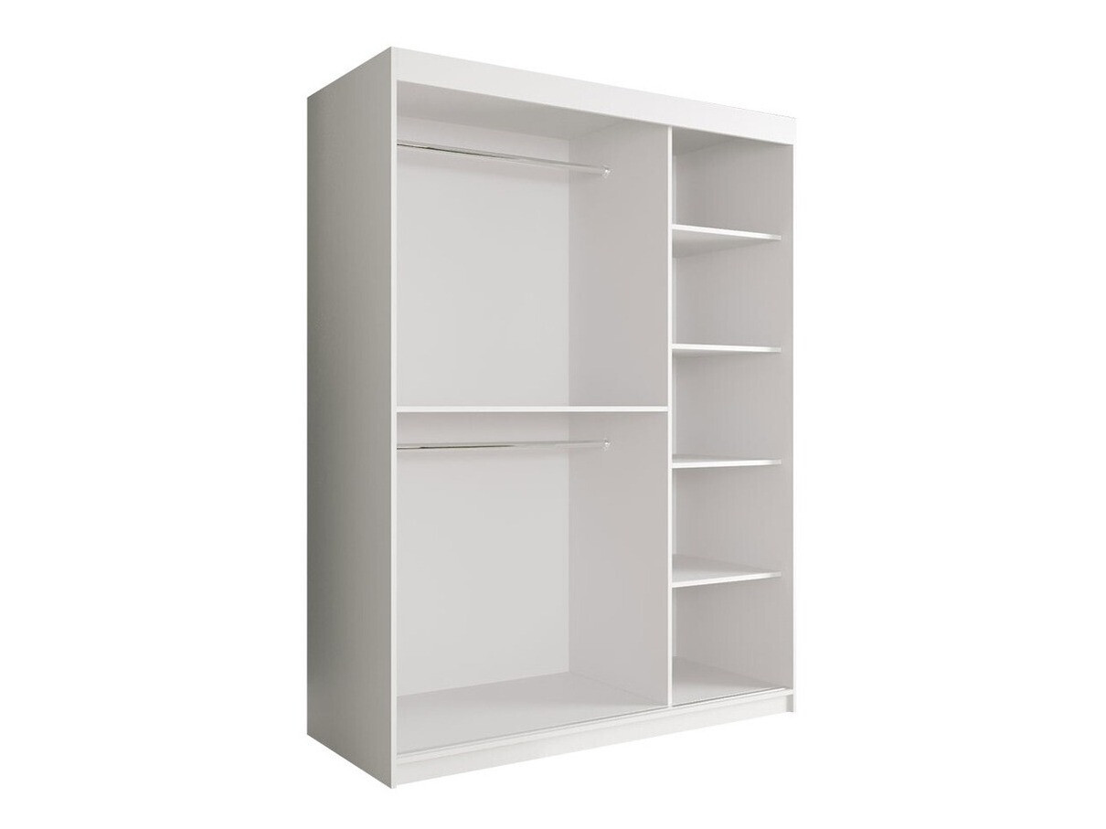 Шкаф Hartford 260 (Матовый черный + Черный мрамор)