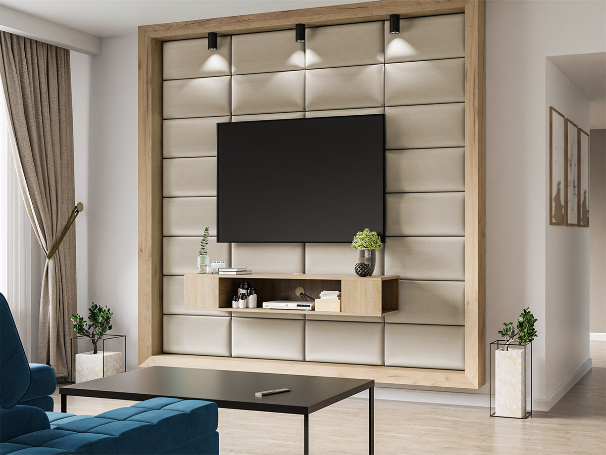 Mīksts sienas panelis Comfivo Ovis (Manila 02) (60x30)