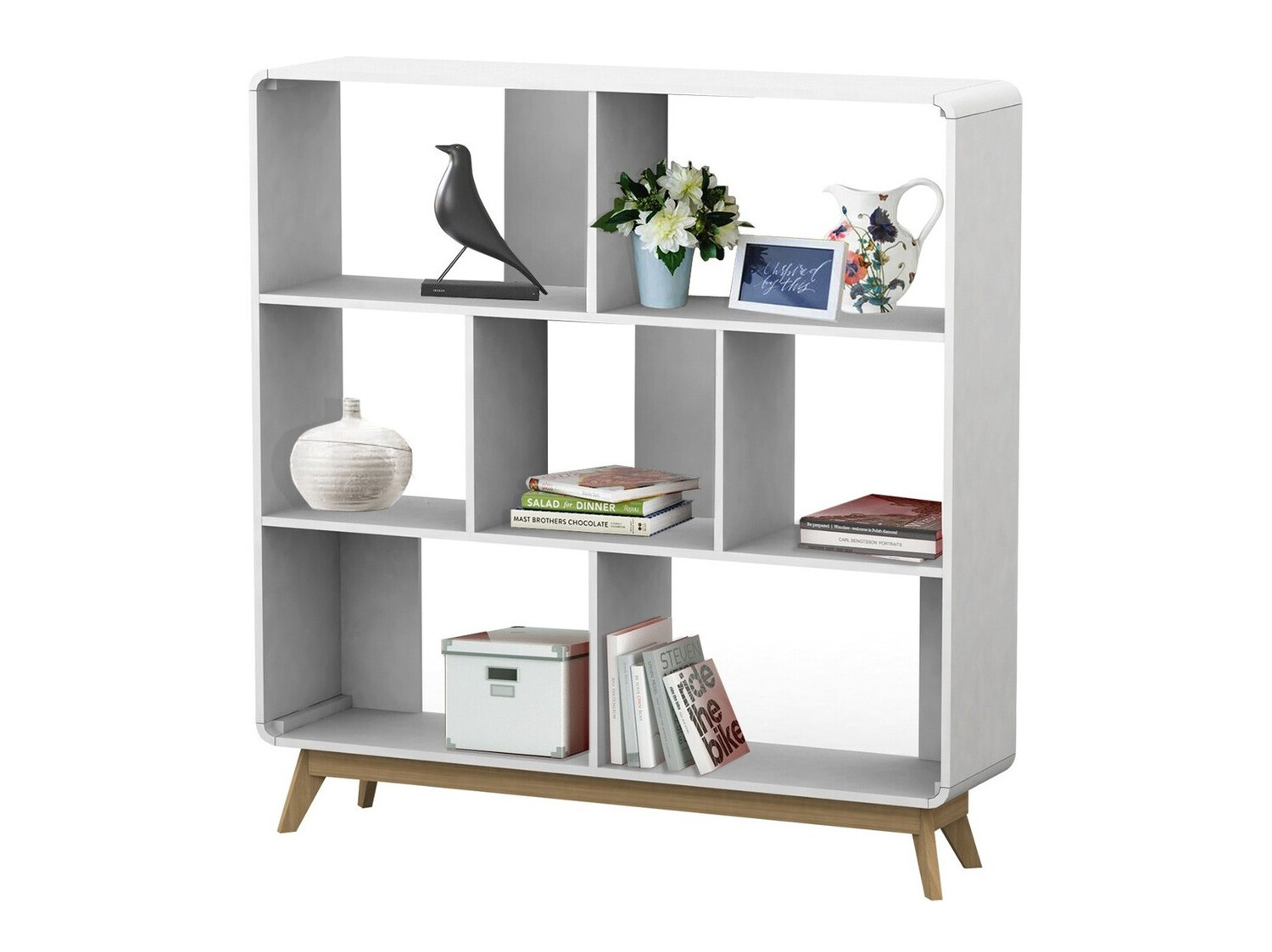 Plaukts Elbtena 109 (Balts + Ozols)