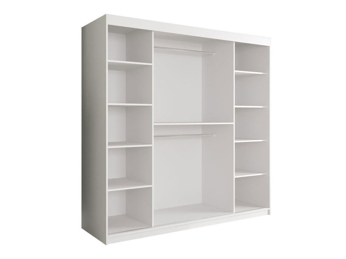 Skapis Hartford 262 (Matēts balts + Balts marmors)