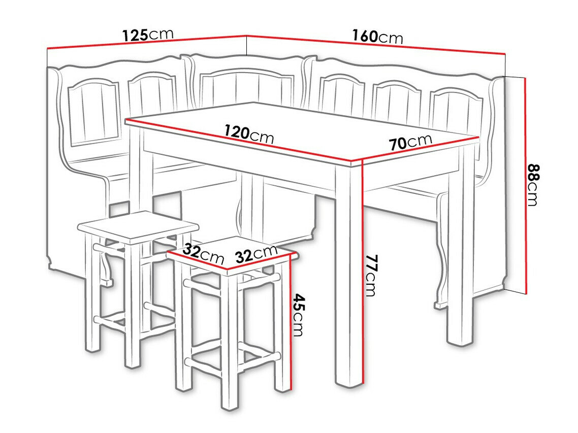 Virtuves stūris Edmond 103