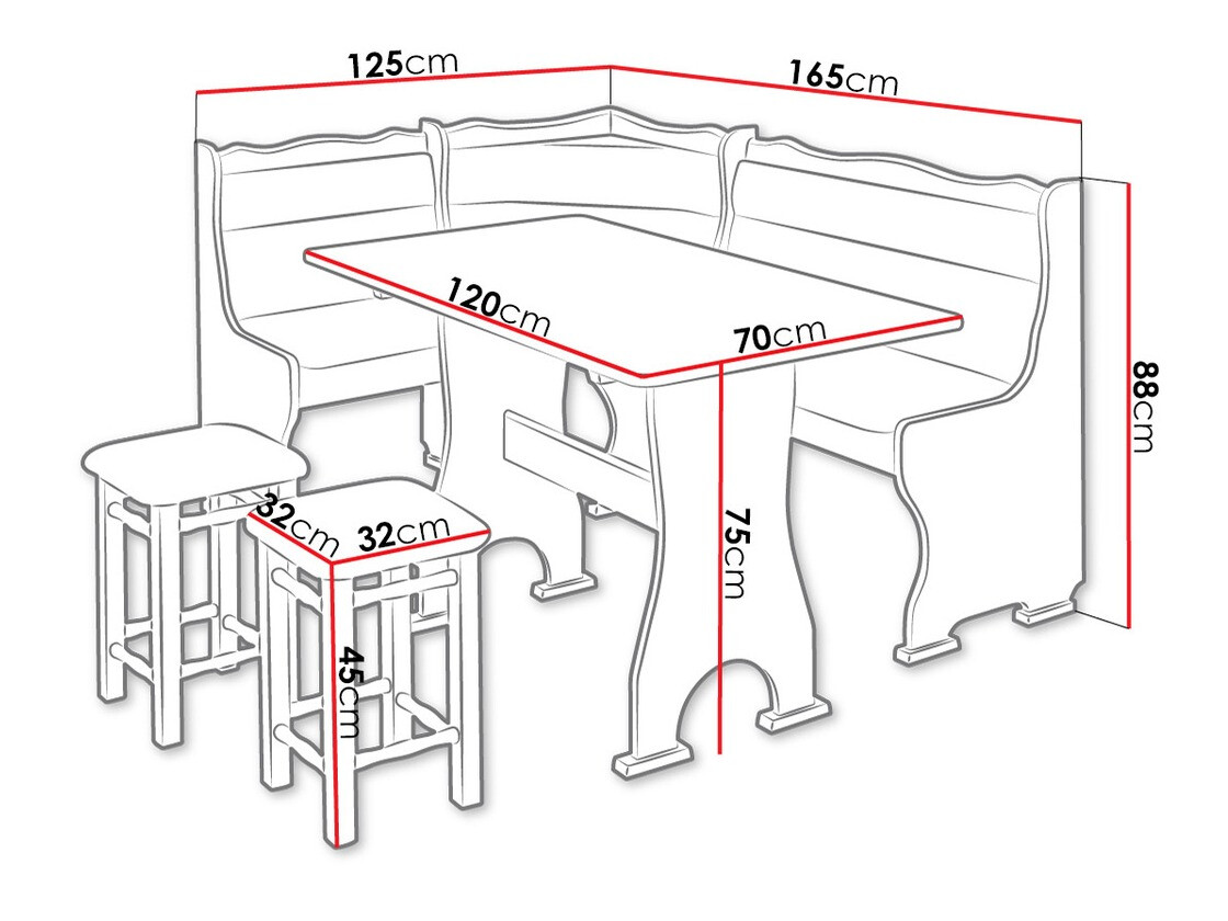 Virtuves stūris Edmond 106