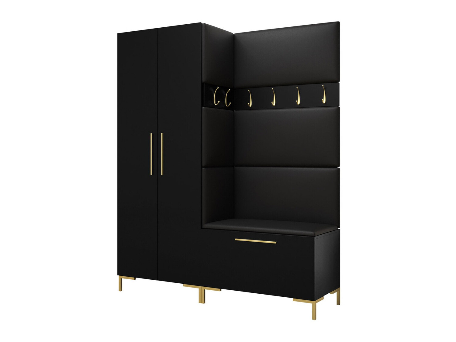 Priekšnama komplekts Nomal I (Melns)