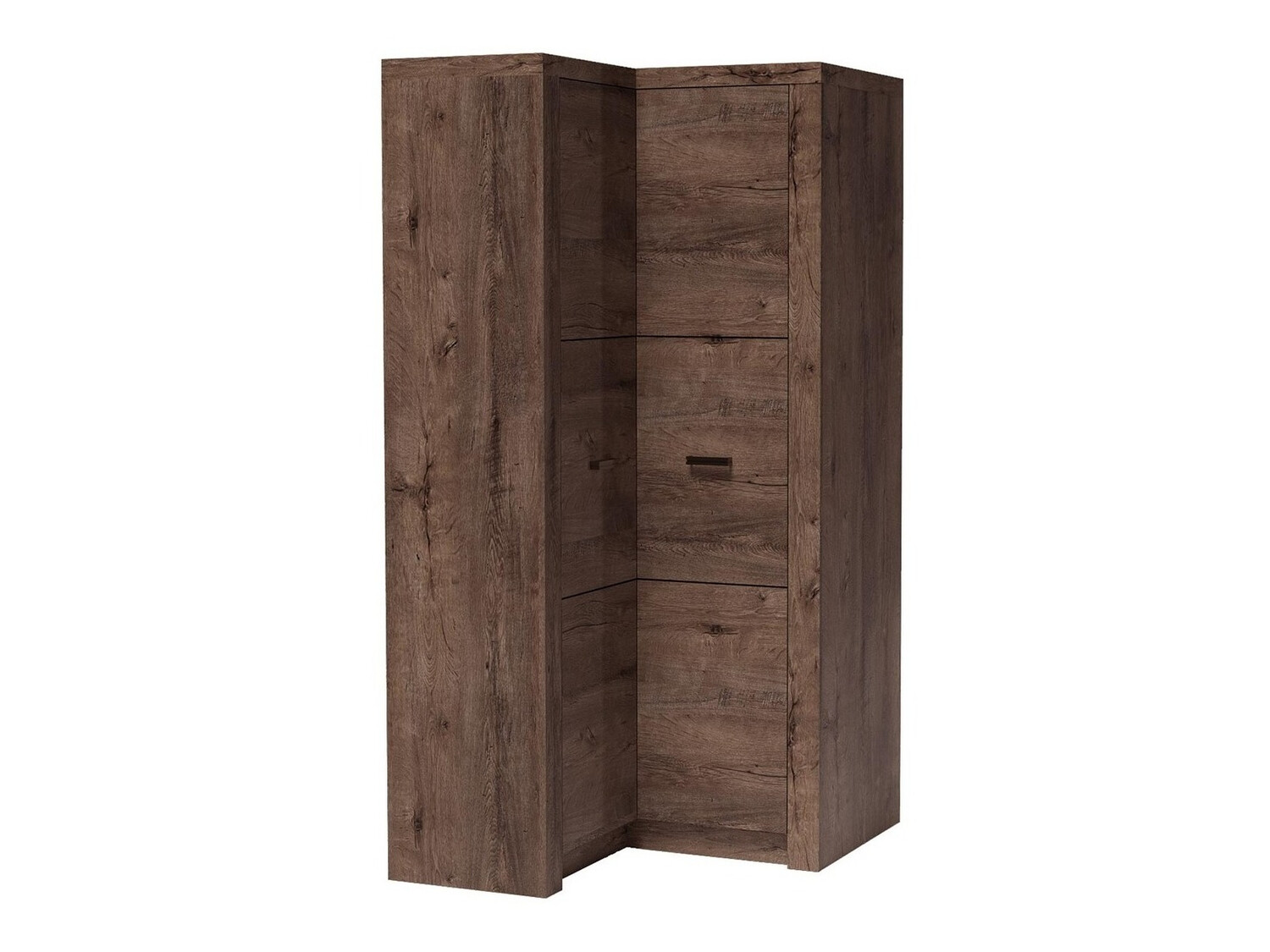 Stūra skapis Serfeno 111 (Tumši pelni)