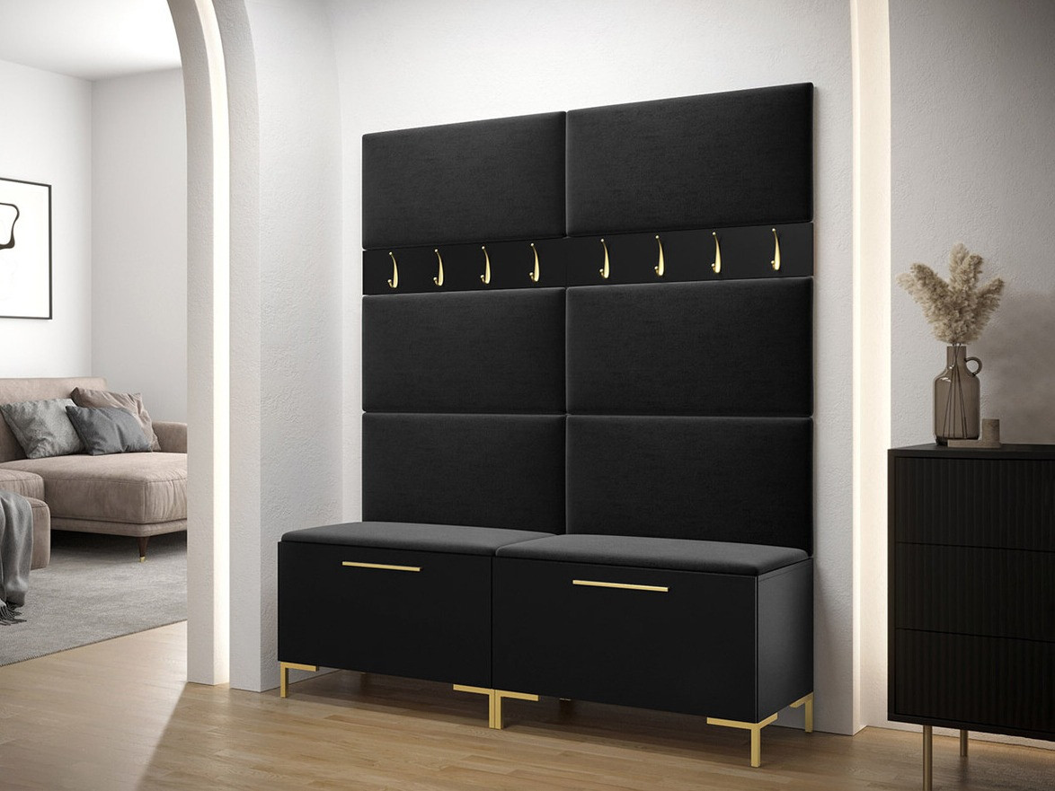 Priekšnama komplekts Tivsoa 101 (Melns)