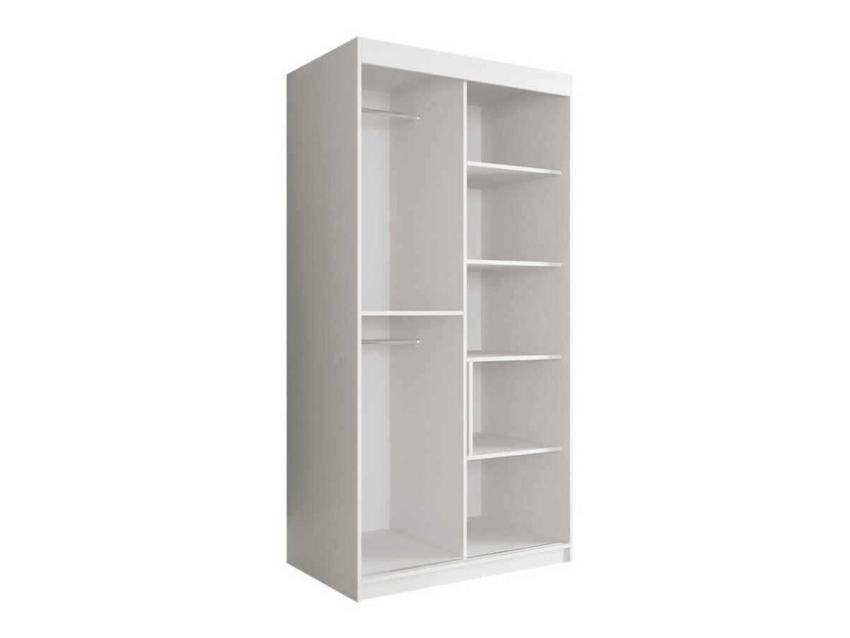 Шкаф Hartford 252 (Матовый белый + Белый мрамор)