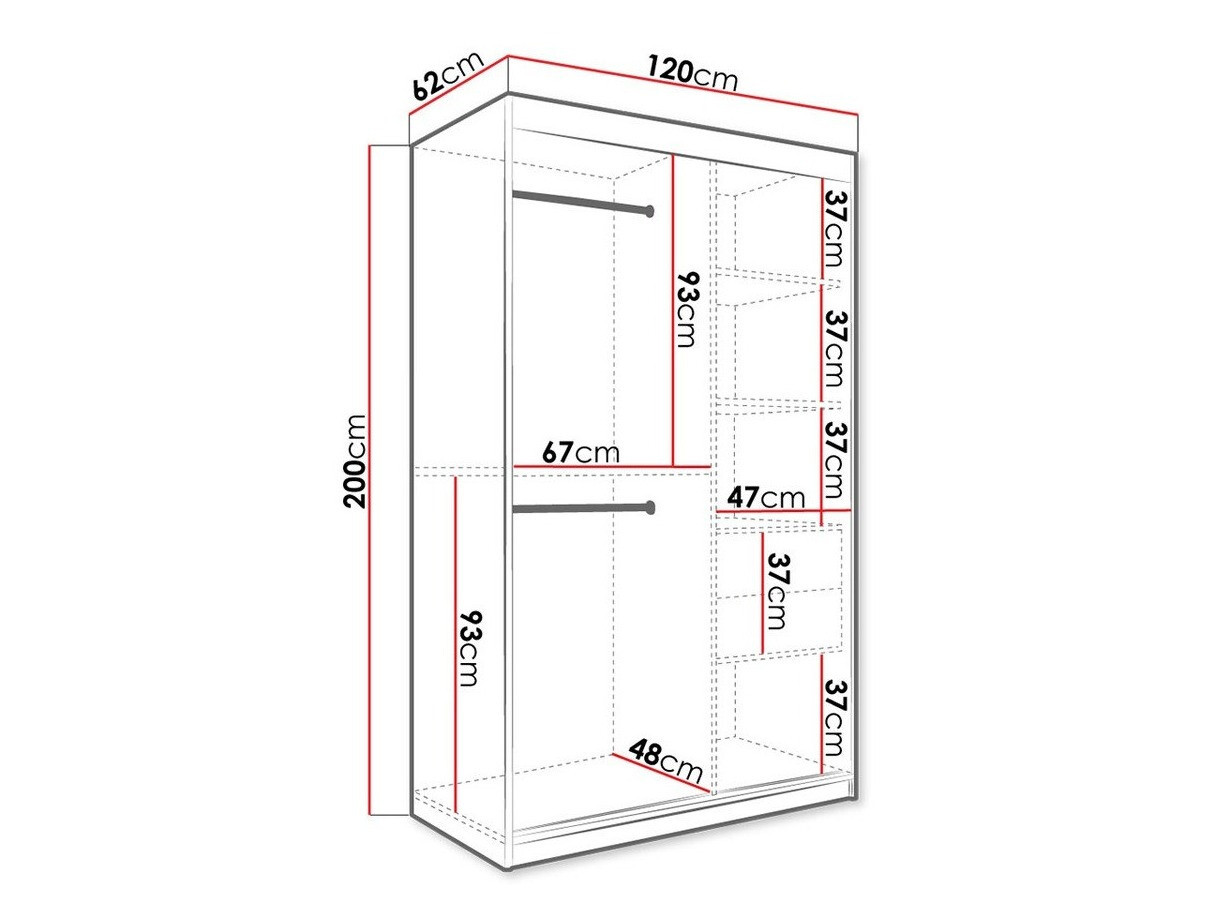 Шкаф Hartford 253 (Матовый черный + Черный мрамор)